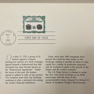 New York Stock Exchange Stamp Collection